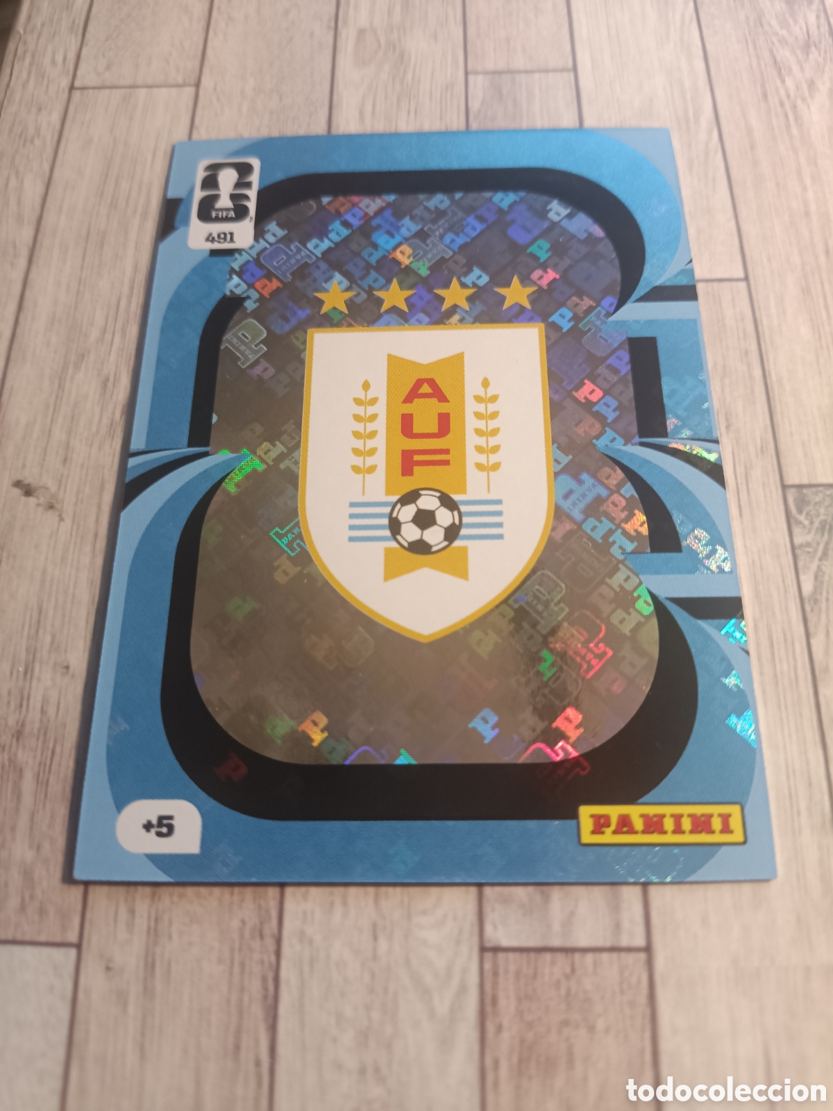 Cromos de f&uacute;tbol: 491 LOGO ESCUDO URUGUAY ADRENALYN XL MUNDIAL FIFA WORLD CUP 2026 PANINI