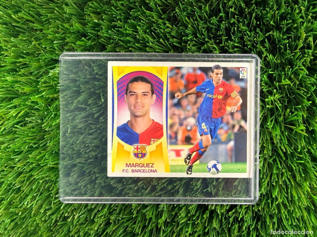 Cromos de f&uacute;tbol: N&ordm; 4A M&aacute;rquez FC Barcelona Liga Este 09 10