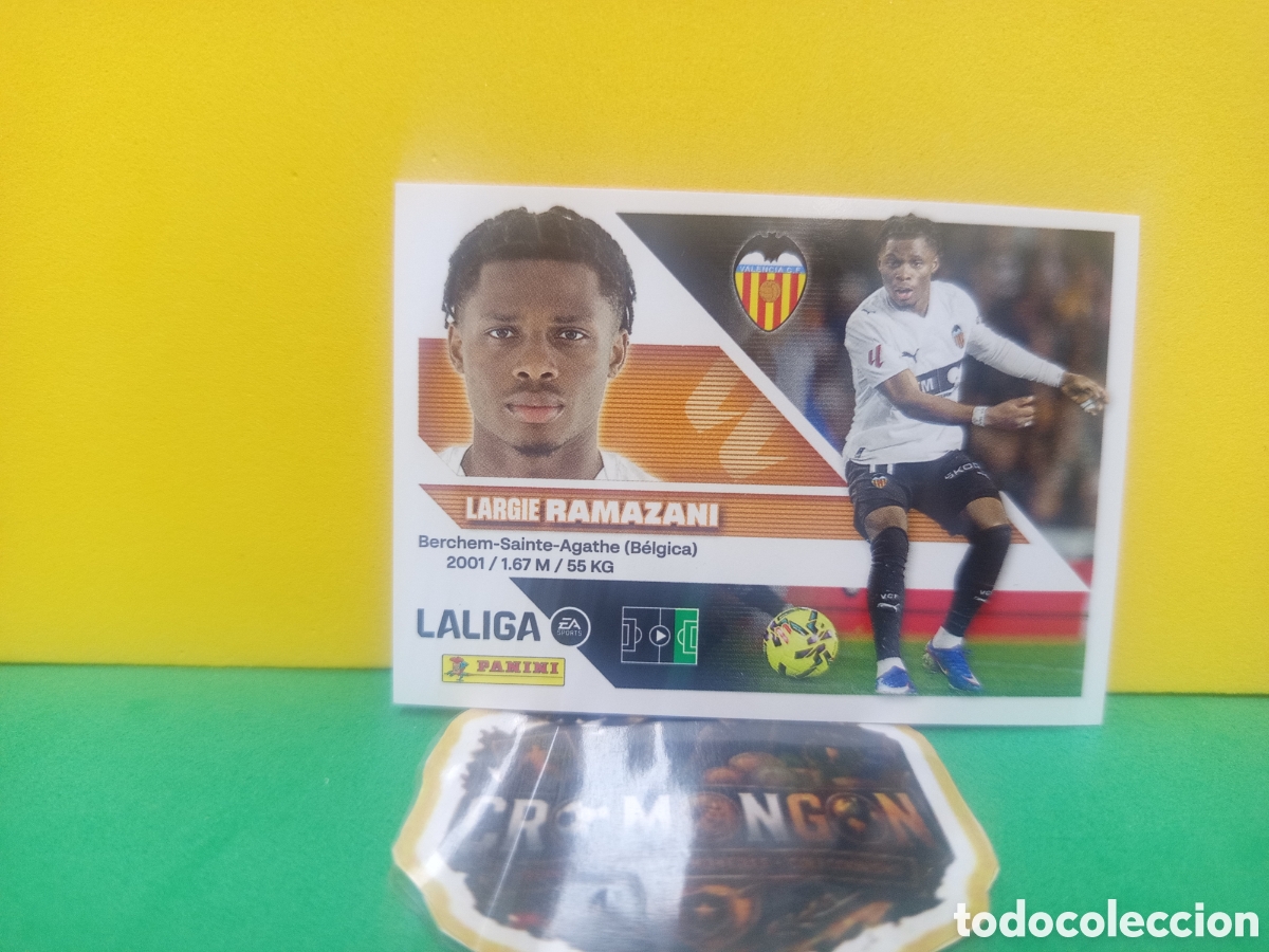 Football Stickers: ❇️ CROMO ⚽ 19.- RAMAZANI (VALENCIA) - COLECCIONES ESTE 2026/27 (PANINI) ❇️