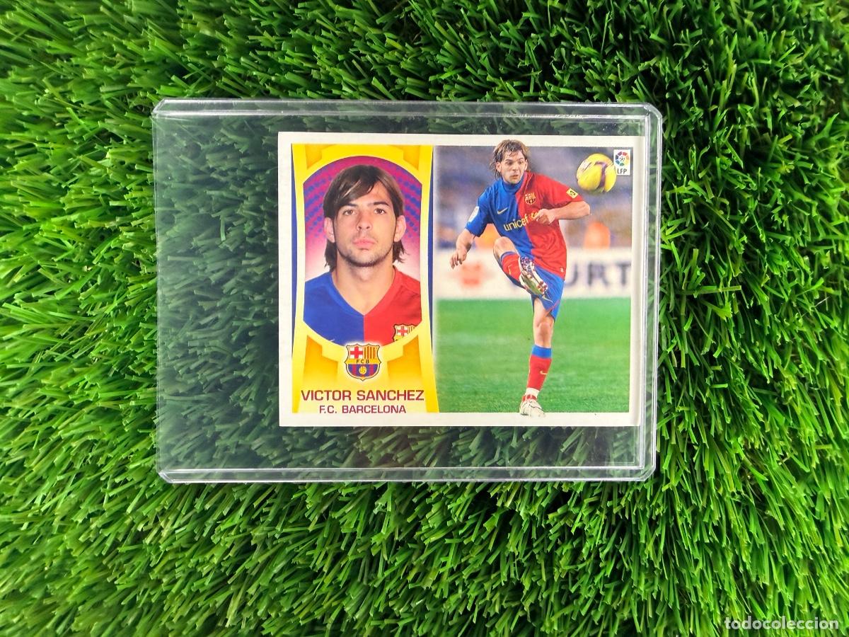 Football Stickers: N&ordm; 7B V&iacute;ctor S&aacute;nchez FC Barcelona Liga Este 09 10