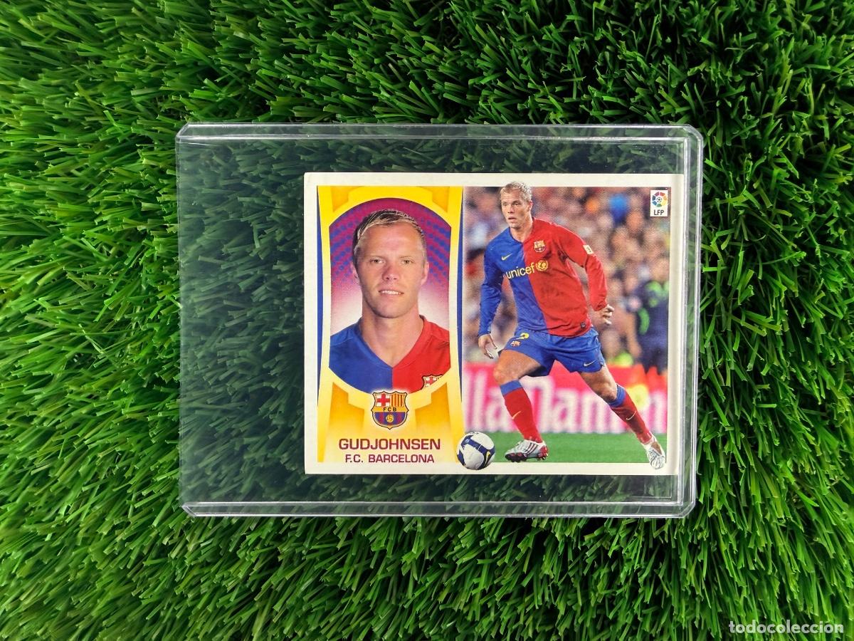 Football Stickers: N&ordm; 13A Gudjohnsen FC Barcelona Liga Este 09 10