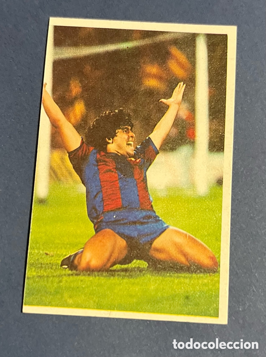 Football Stickers: Cromo Maradona n&uacute;mero 11 Liga 84-85 Cromo Esport