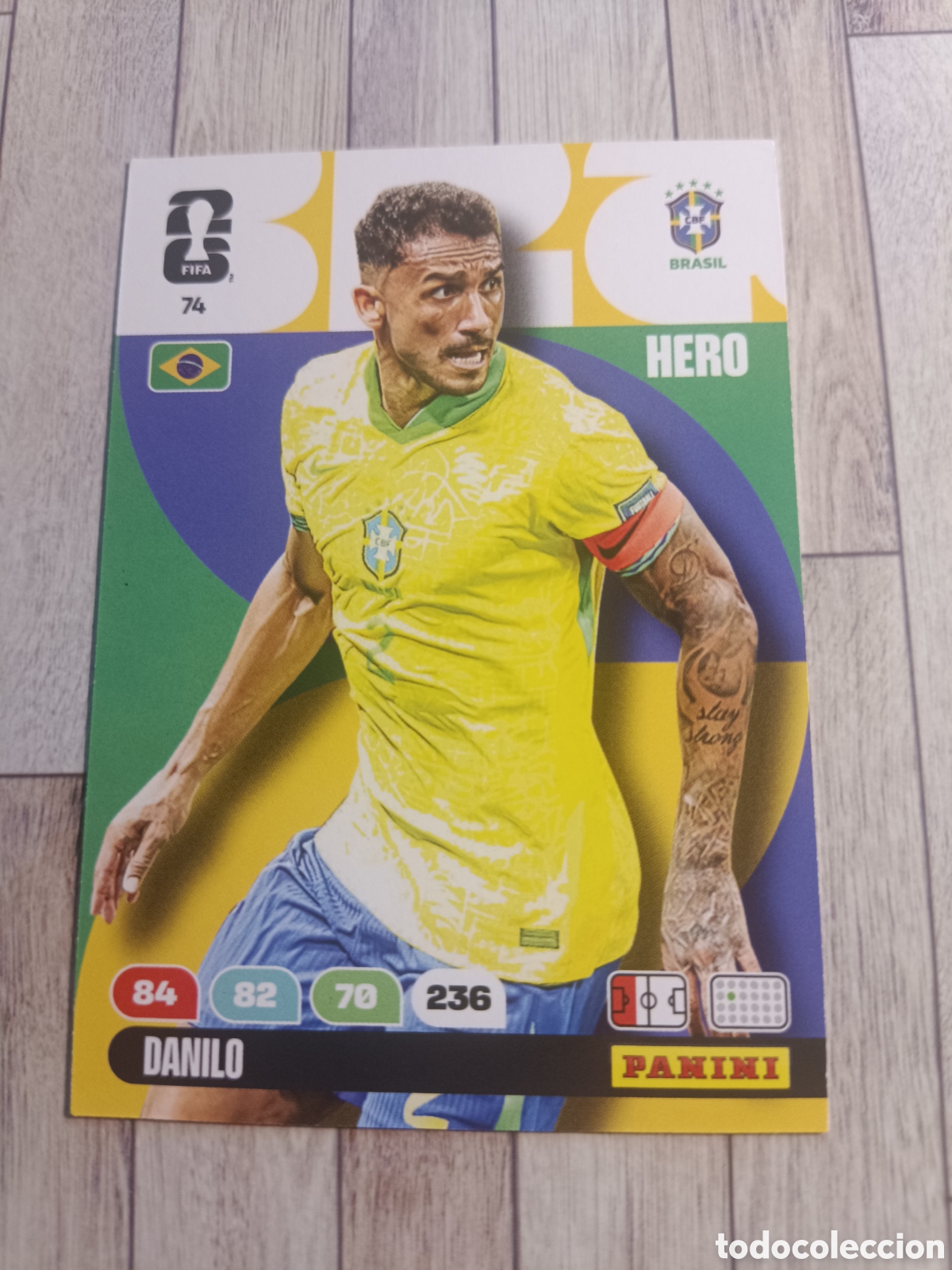 Football Stickers: 74 DANILO BRASIL HERO ADRENALYN XL MUNDIAL FIFA WORLD CUP 2026 PANINI