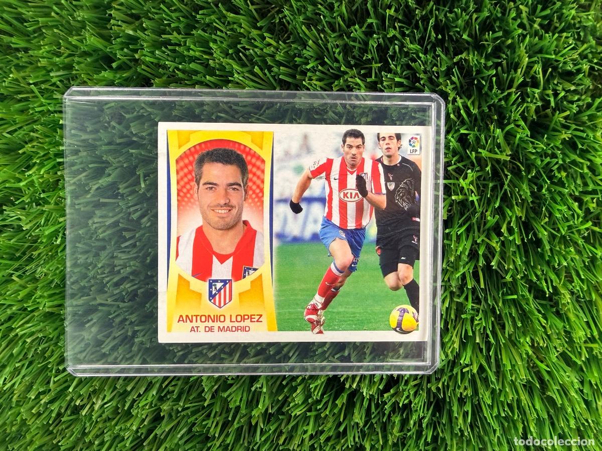 Cromos de f&uacute;tbol: N&ordm; 7A Antonio L&oacute;pez Atl&eacute;tico de Madrid Liga Este 09 10