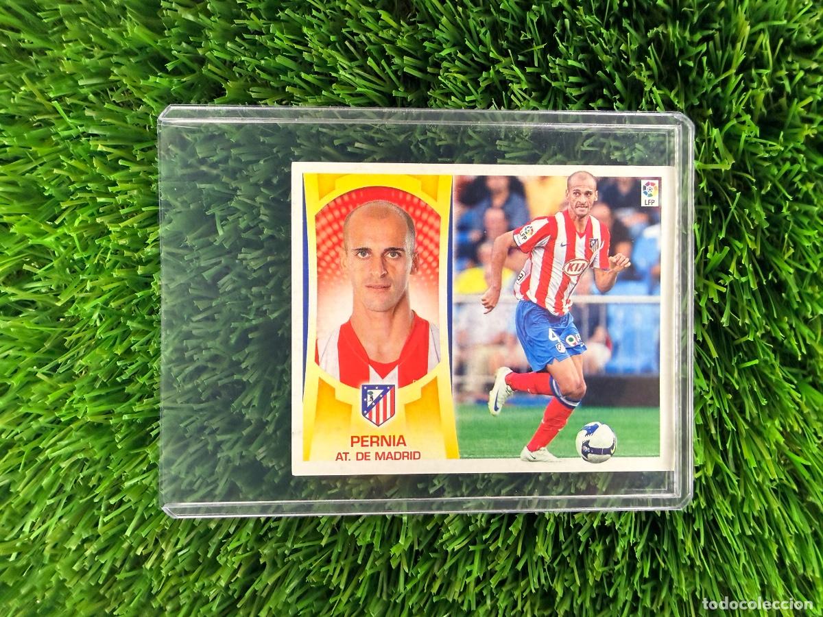 Cromos de f&uacute;tbol: N&ordm; 7B Pern&iacute;a Atl&eacute;tico de Madrid Liga Este 09 10