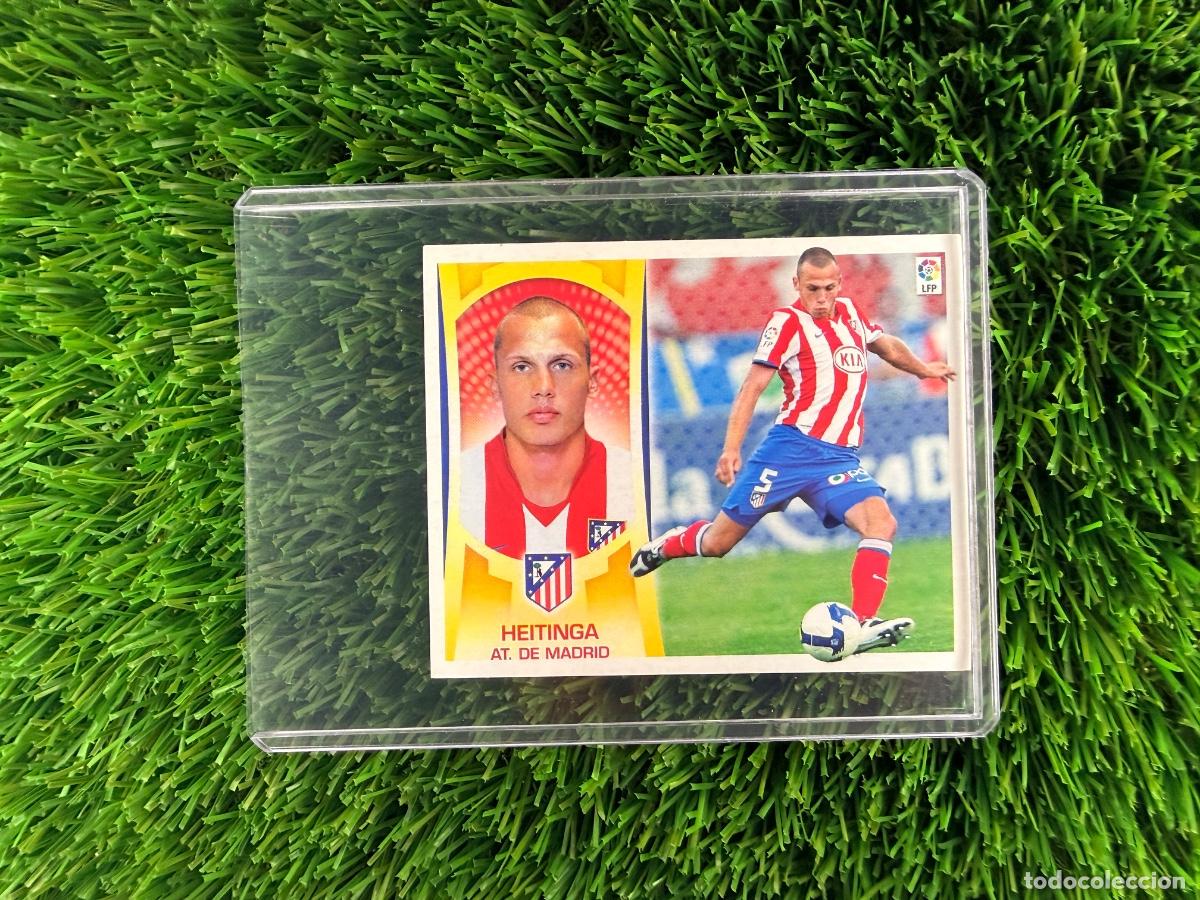 Cromos de f&uacute;tbol: N&ordm; 8 Heitinga Atl&eacute;tico de Madrid Liga Este 09 10