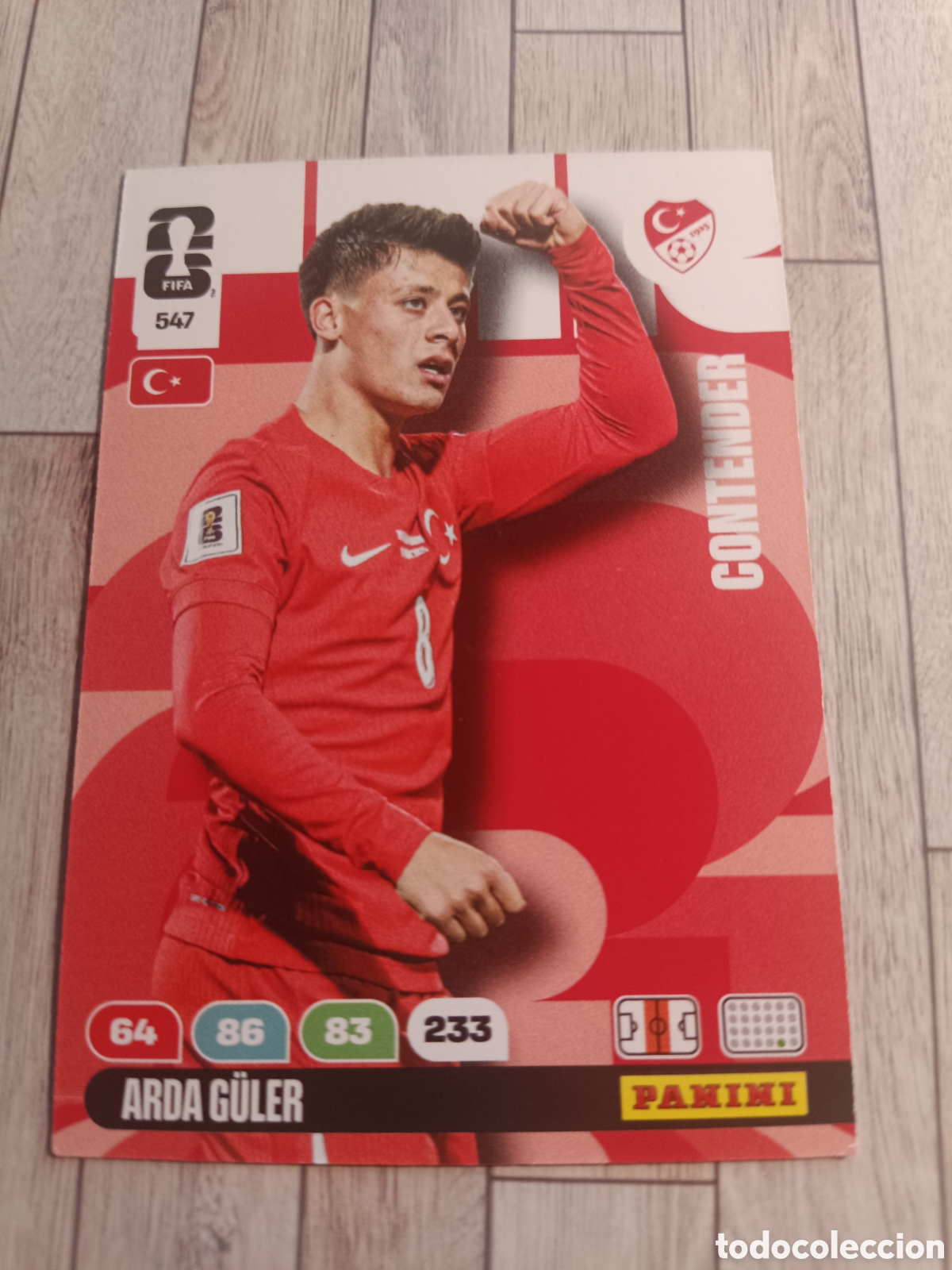 Cromos de f&uacute;tbol: 547 ARDA G&Uuml;LER TURQU&Iacute;A CONTENDERS ADRENALYN XL MUNDIAL WORLD CUP 2026 PANINI 26