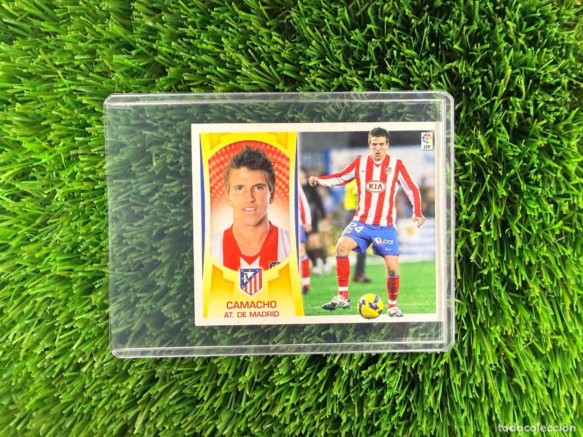 Cromos de f&uacute;tbol: N&ordm; 10 Camacho Atl&eacute;tico de Madrid Liga Este 09 10