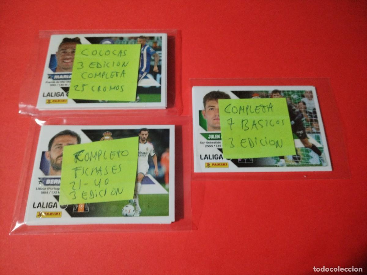 Cromos de f&uacute;tbol: ESTE 2026 2027 LOTE COMPLETO 3 EDICION 52 CROMOS