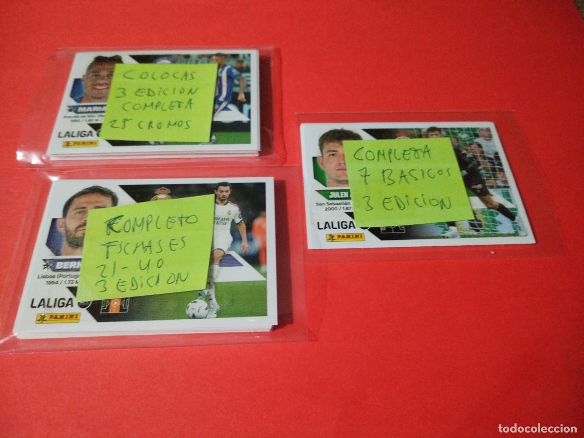 Cromos de f&uacute;tbol: ESTE 2026 2027 LOTE COMPLETO 3 EDICION 52 CROMOS