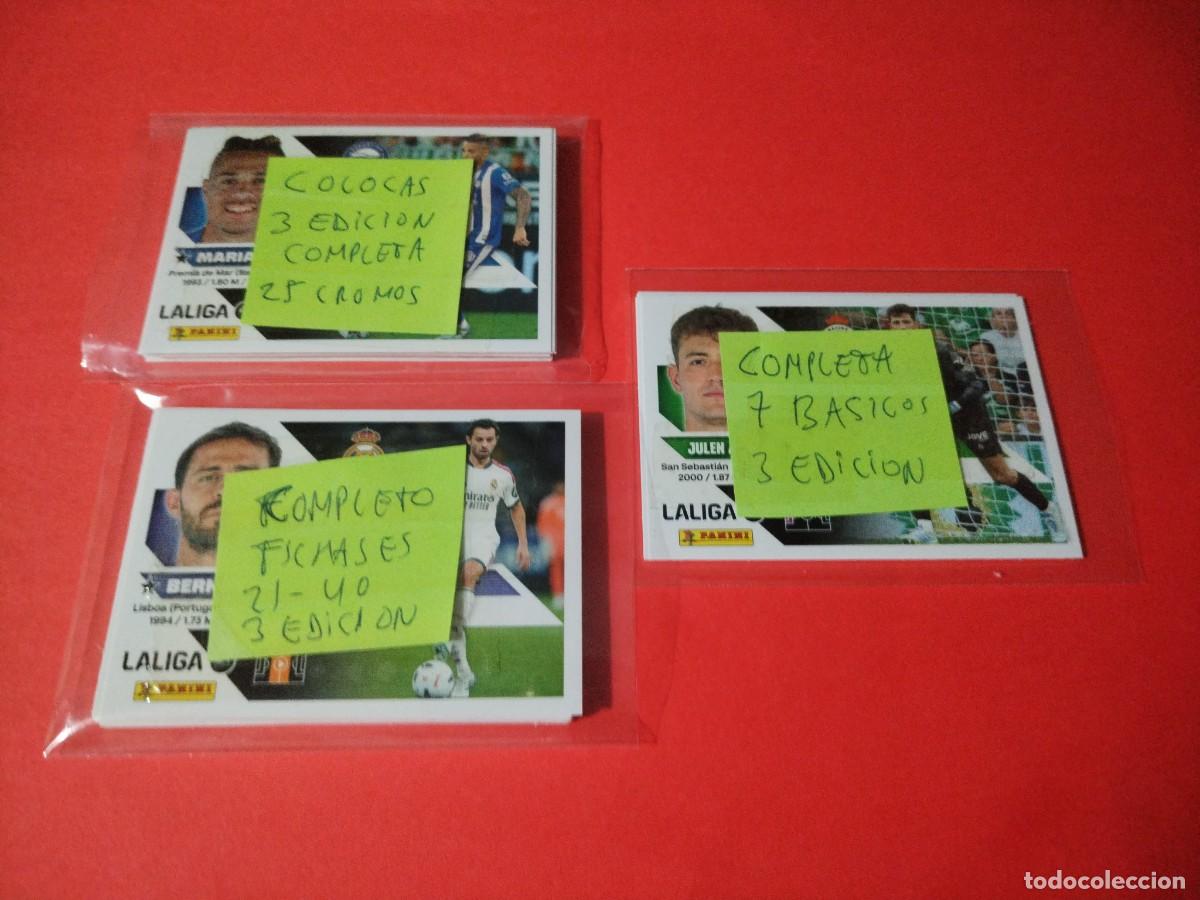 Cromos de f&uacute;tbol: ESTE 2026 2027 LOTE COMPLETO 3 EDICION 52 CROMOS