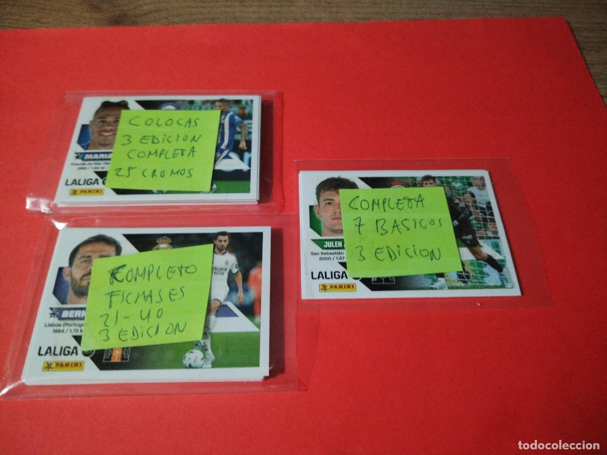 Cromos de f&uacute;tbol: ESTE 2026 2027 LOTE COMPLETO 3 EDICION 52 CROMOS