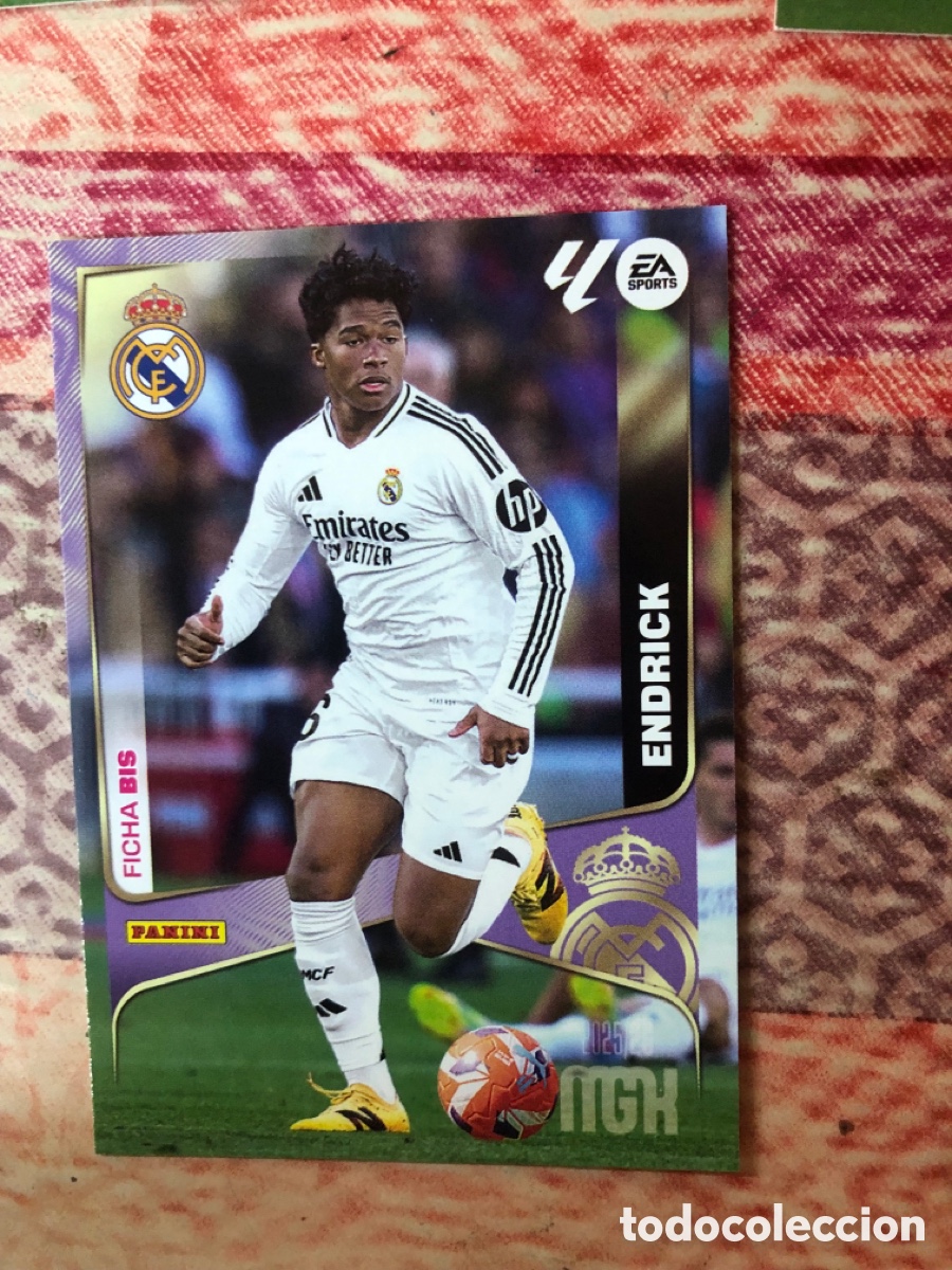 Cromos de f&uacute;tbol: 231 BIS 231BIS ENDRICK REAL MADRID 2&ordm; EDICION ⚽ MEGACRACKS LIGA 2025 2026 25 26 ⚽