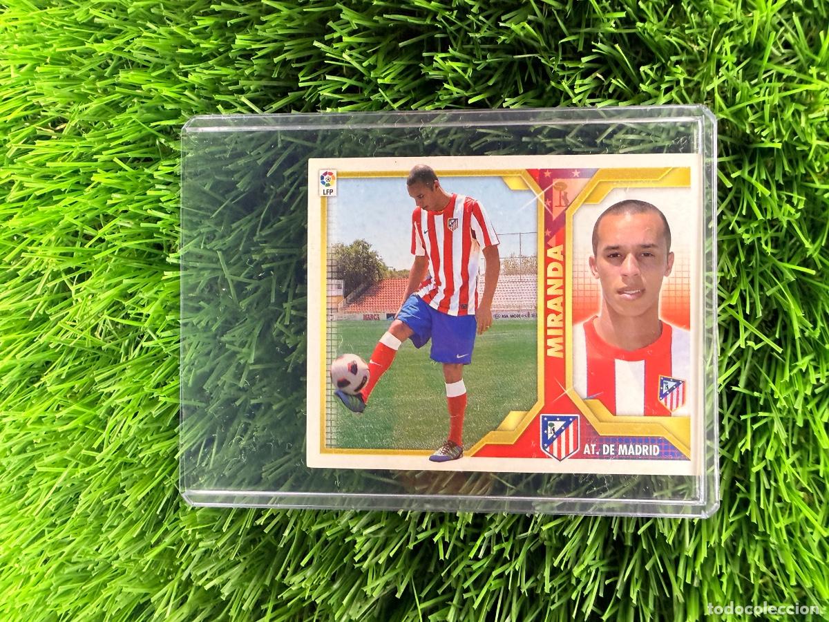 Cromos de f&uacute;tbol: N&ordm; 14 Miranda &Uacute;ltimos Fichajes Atl&eacute;tico de Madrid Liga Este 11 12