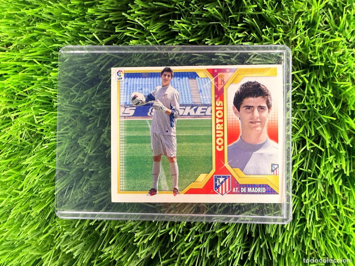 Cromos de f&uacute;tbol: N&ordm; 23 Courtois &Uacute;ltimos Fichajes Atl&eacute;tico de Madrid Liga Este 11 12