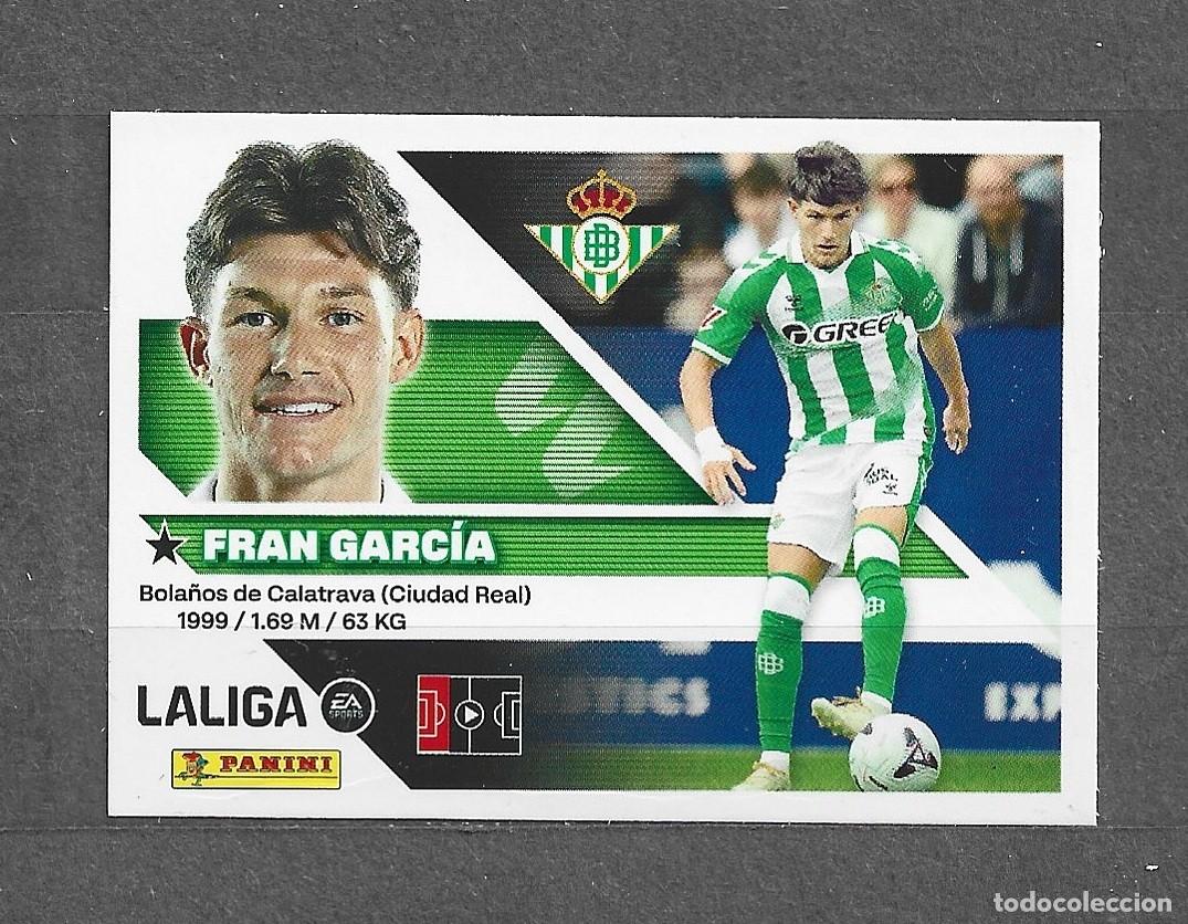 Cromos de f&uacute;tbol: Liga este 26/27 - Fran Garc&iacute;a - N&deg; 6 - Real Betis - ( Fichajes )