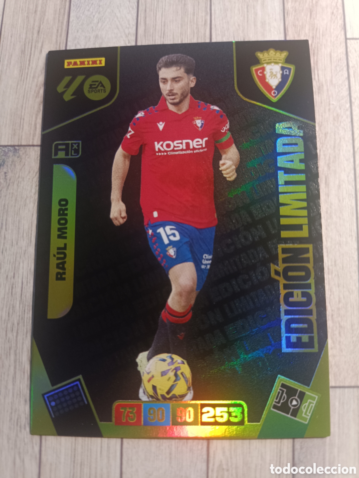 Cromos de f&uacute;tbol: RAUL MORO EDICI&Oacute;N LIMITADA OSASUNA ADRENALYN XL LIGA 2025 2026 PANINI 25 26