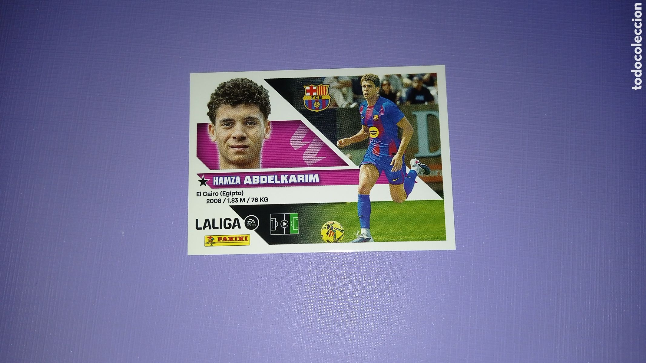 Figurine di Calcio: ABDELKARIM FC BARCELONA COLOCA N&deg;18 BIS LIGA ESTE 2026 2027 3 EDICI&Oacute;N