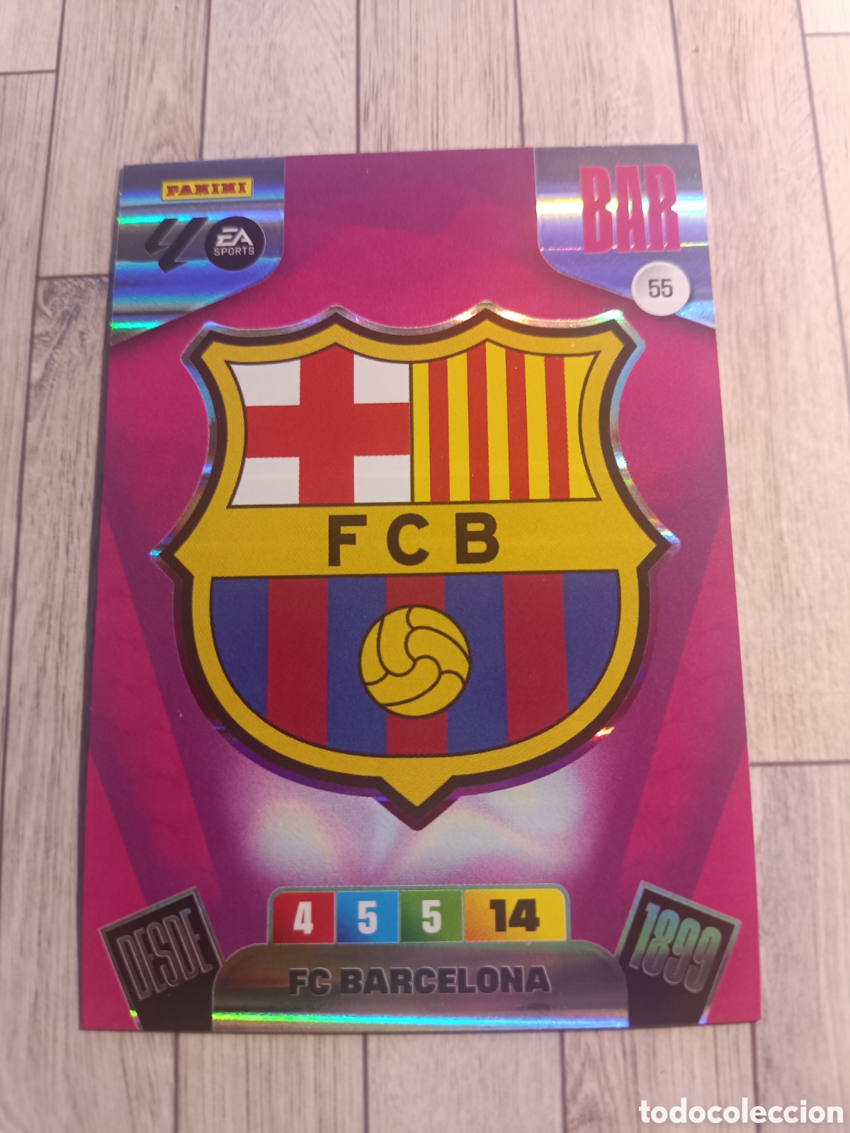 Cromos de f&uacute;tbol: 55 ESCUDO BARCELONA ADRENALYN XL 2025 2026 PANINI 25 26