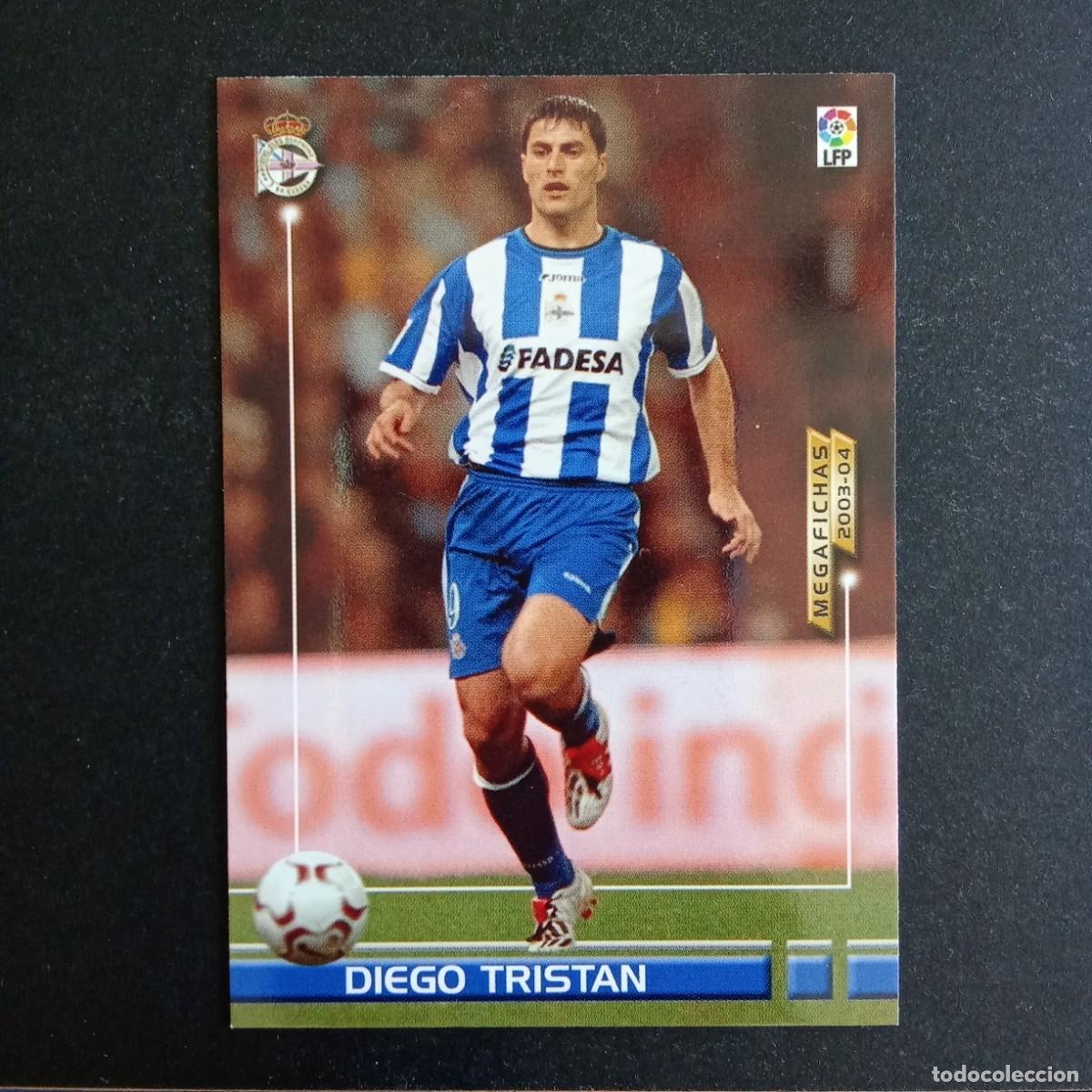Cromos de f&uacute;tbol: 125 DIEGO TRISTAN DEPORTIVO CORU&Ntilde;A LIGA 2003 2004 03 04 MEGAFICHAS PANINI