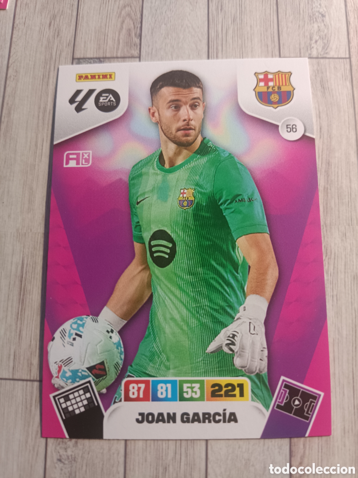 Cromos de f&uacute;tbol: 56 JOAN GARC&Iacute;A BARCELONA ADRENALYN XL 2025 2026 PANINI 25 26
