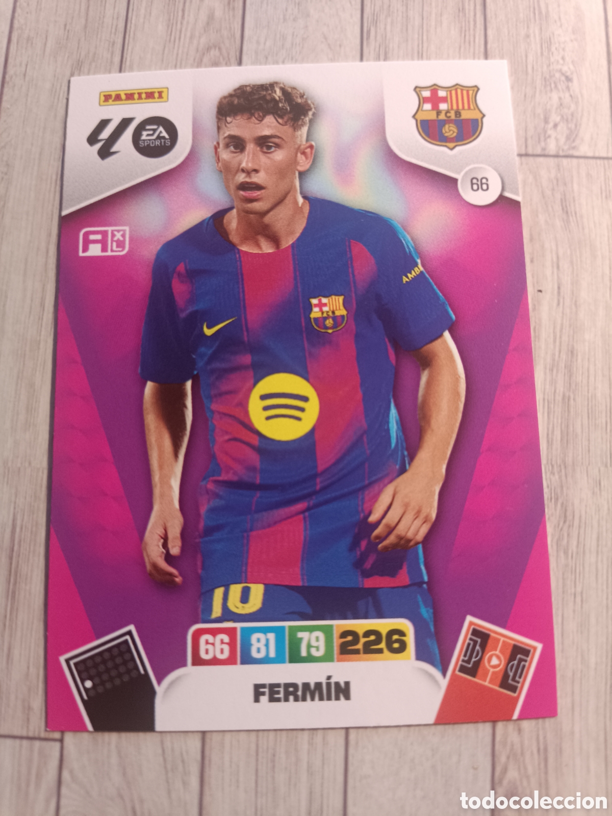 Cromos de f&uacute;tbol: 66 FERMIN BARCELONA ADRENALYN XL 2025 2026 PANINI 25 26