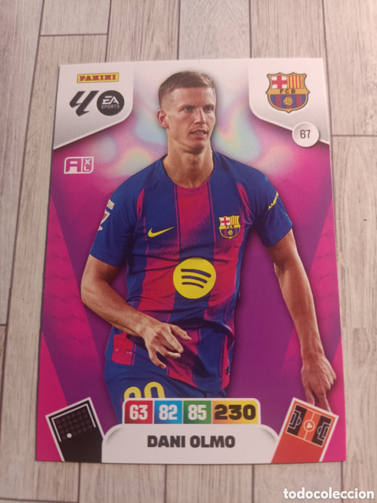 Cromos de f&uacute;tbol: 67 DANI OLMO BARCELONA ADRENALYN XL 2025 2026 PANINI 25 26