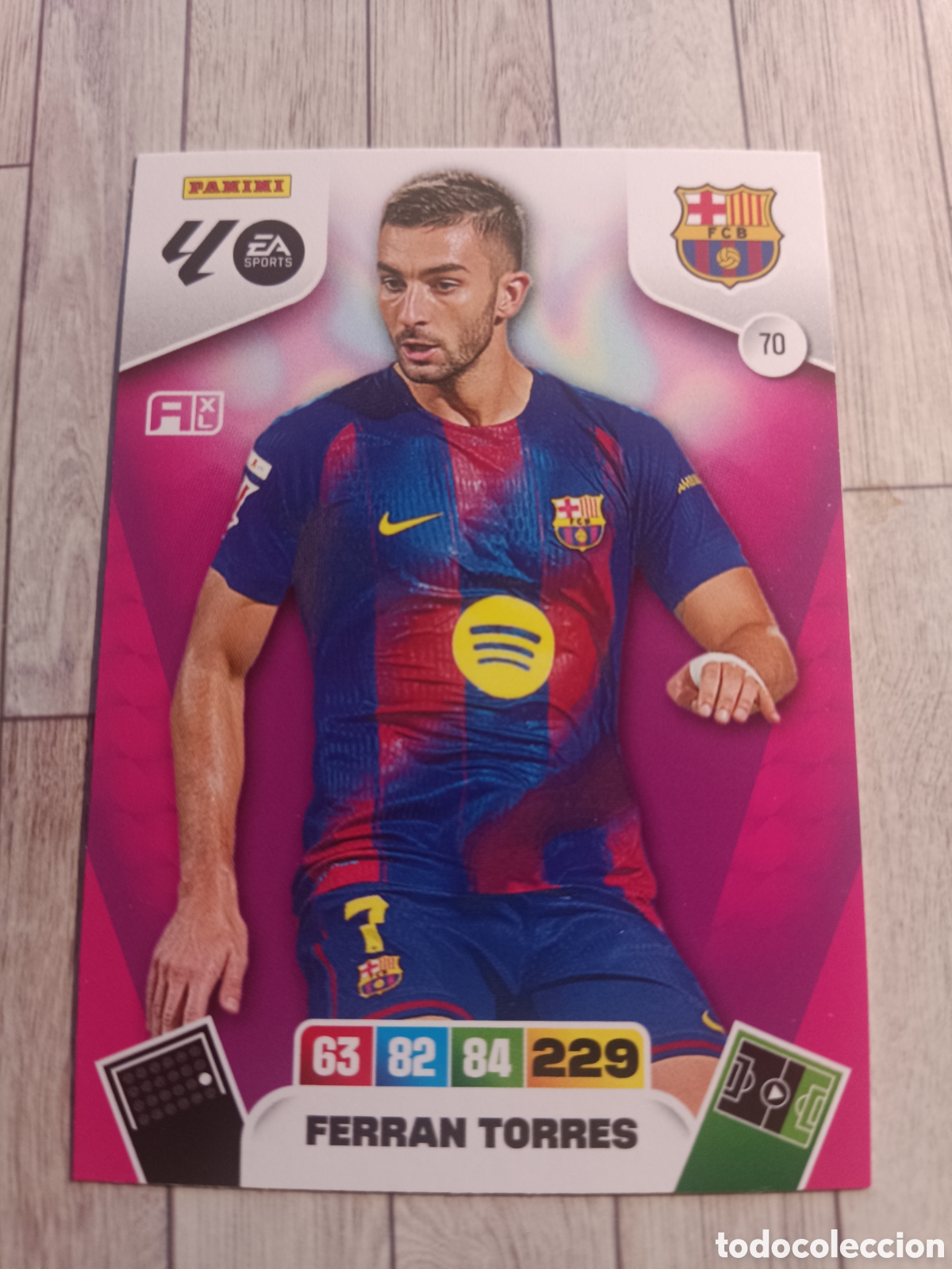 Cromos de f&uacute;tbol: 70 FERRAN TORRES BARCELONA ADRENALYN XL 2025 2026 PANINI 25 26