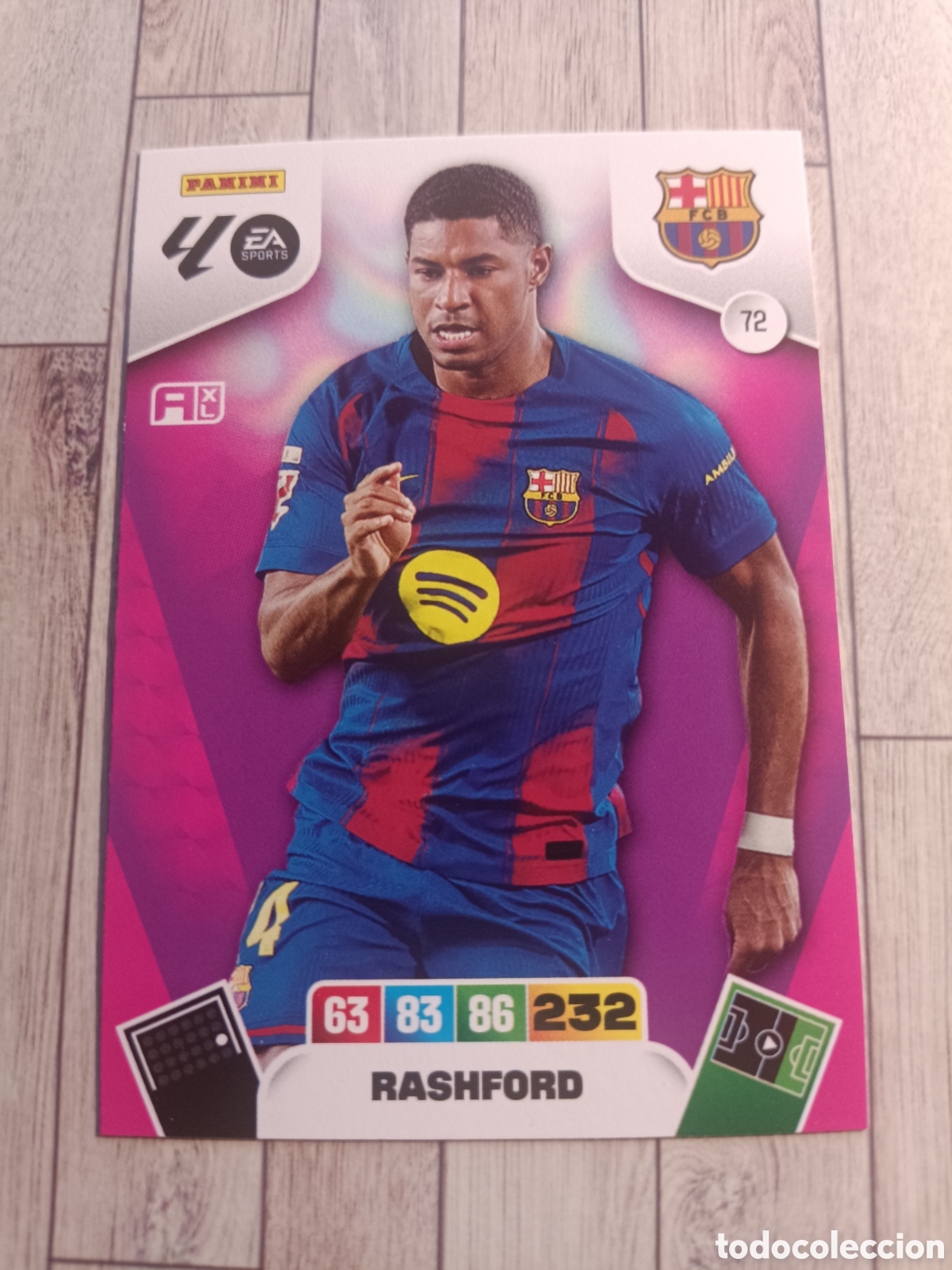 Cromos de f&uacute;tbol: 72 RASHFORD BARCELONA ADRENALYN XL 2025 2026 PANINI 25 26