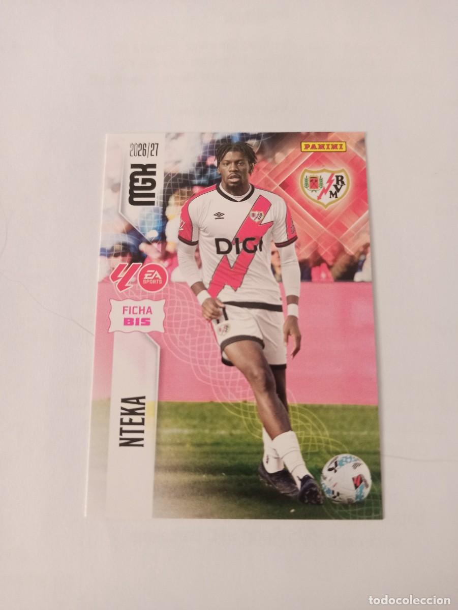 Cromos de f&uacute;tbol: Nteka 297 bis - R. Vallecano - 2 &ordf; SEGUNDA EDICI&Oacute;N - MEGACRACKS 2026 2027 - 26 27 MGK