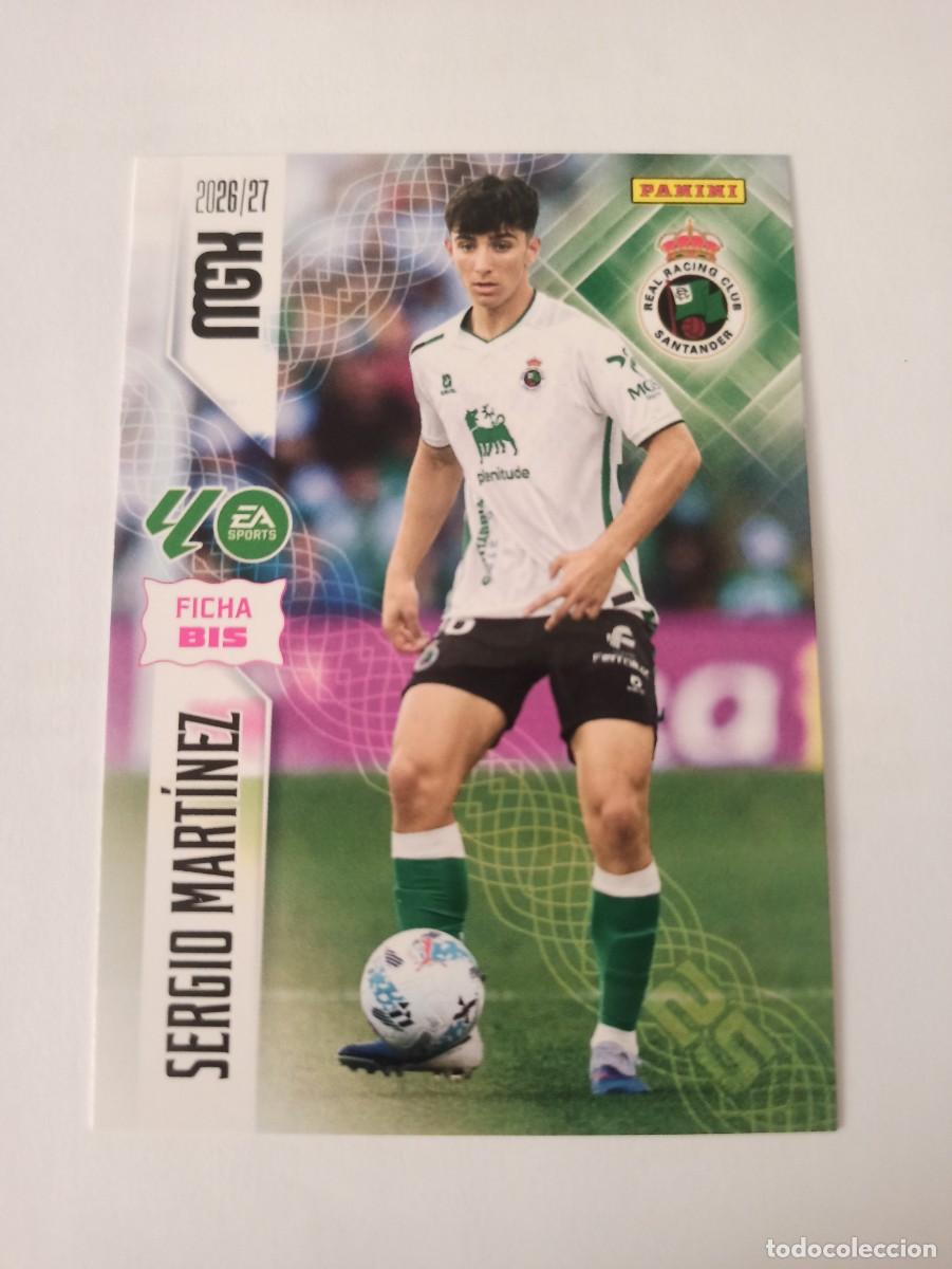 Cromos de f&uacute;tbol: Sergio Mart&iacute;nez 283 bis - Racing Santander - 2 &ordf; SEGUNDA EDICI&Oacute;N - MEGACRACKS 2026 2027 - 26 27 MGK