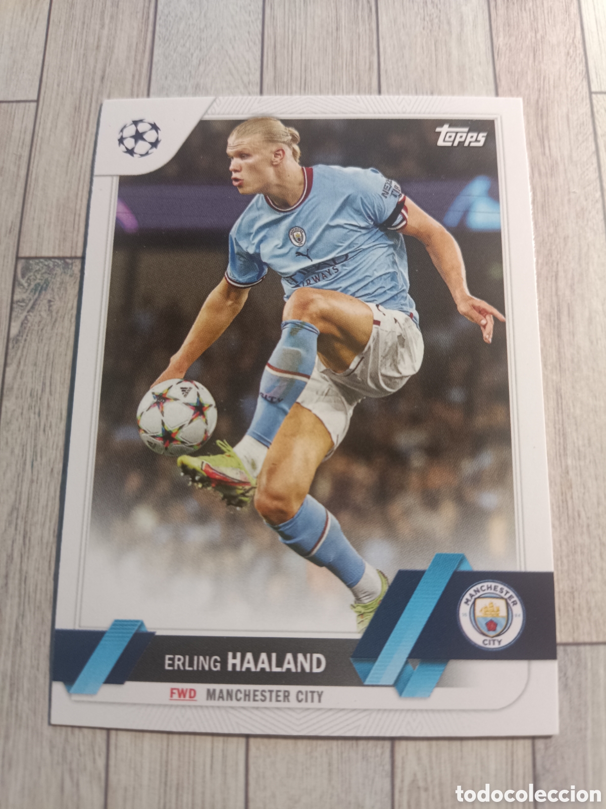 Cromos de f&uacute;tbol: 99 ERLING HAALAND MANCHESTER CITY TOPPS UEFA COMPETITIONS 2022 2023 TOPPS 22 23