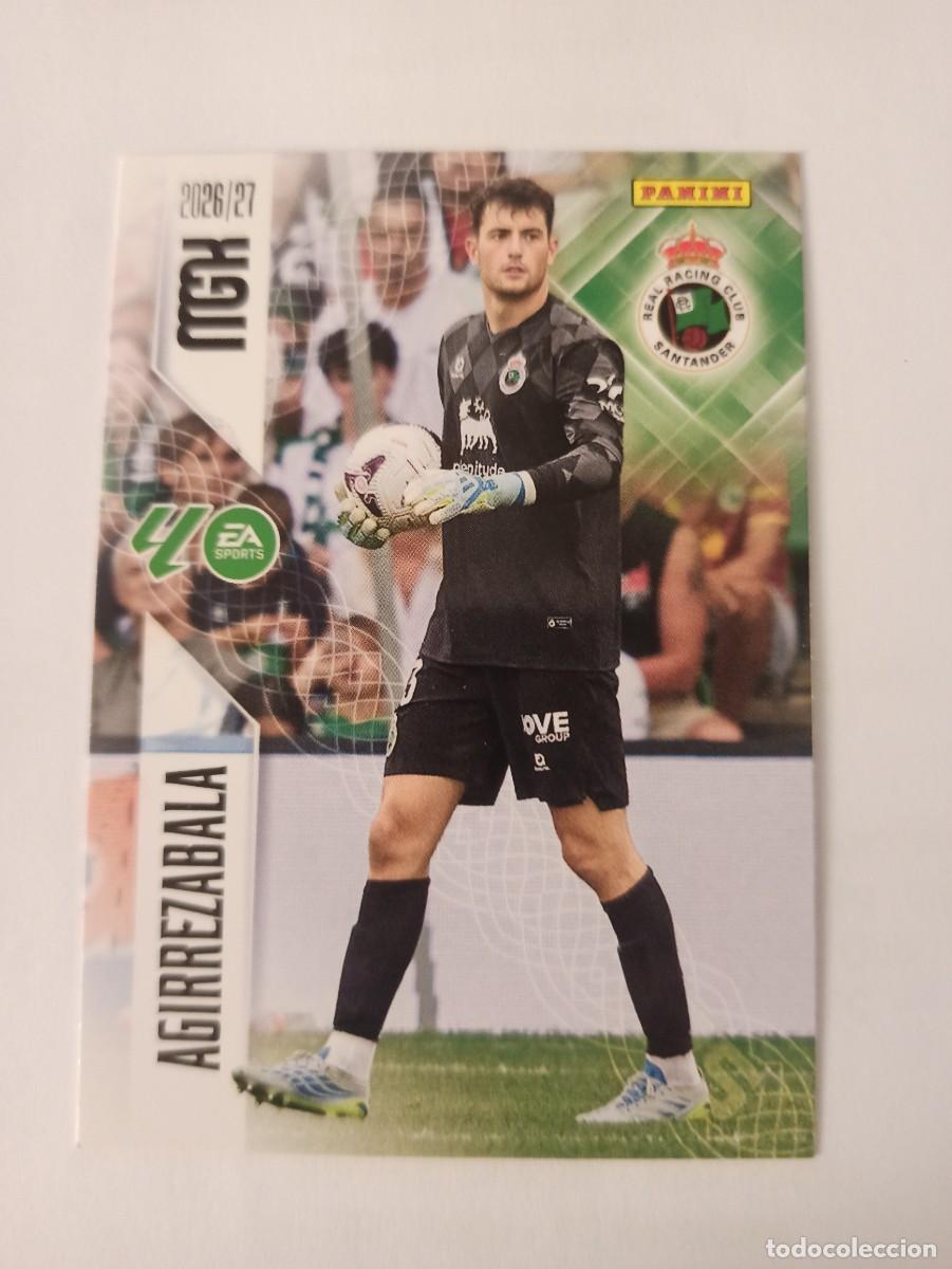 Cromos de f&uacute;tbol: Agirrezabala 3 - Racing Santander - 2 &ordf; SEGUNDA EDICI&Oacute;N - MEGACRACKS 2026 2027 - 26 27 MGK