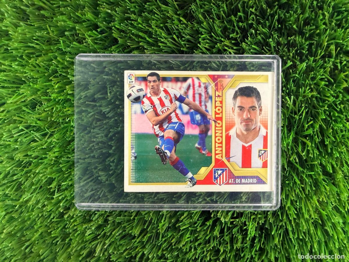Cromos de f&uacute;tbol: N&ordm; 7 Antonio L&oacute;pez Atl&eacute;tico de Madrid Liga Este 11 12