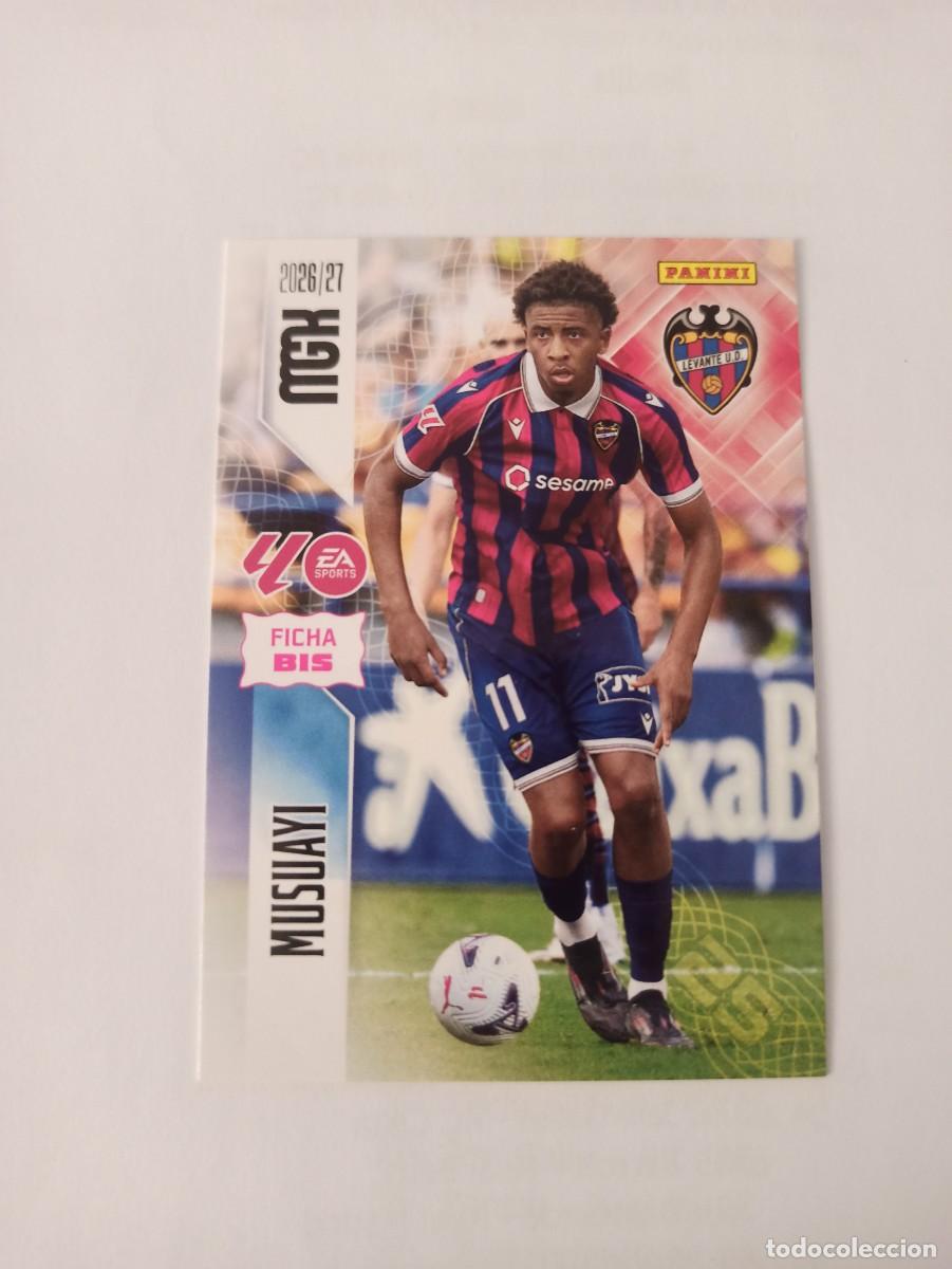 Fu&szlig;ball-Sticker: Musuayi 215 bis - Levante - 2 &ordf; SEGUNDA EDICI&Oacute;N - MEGACRACKS 2026 2027 - 26 27 MGK