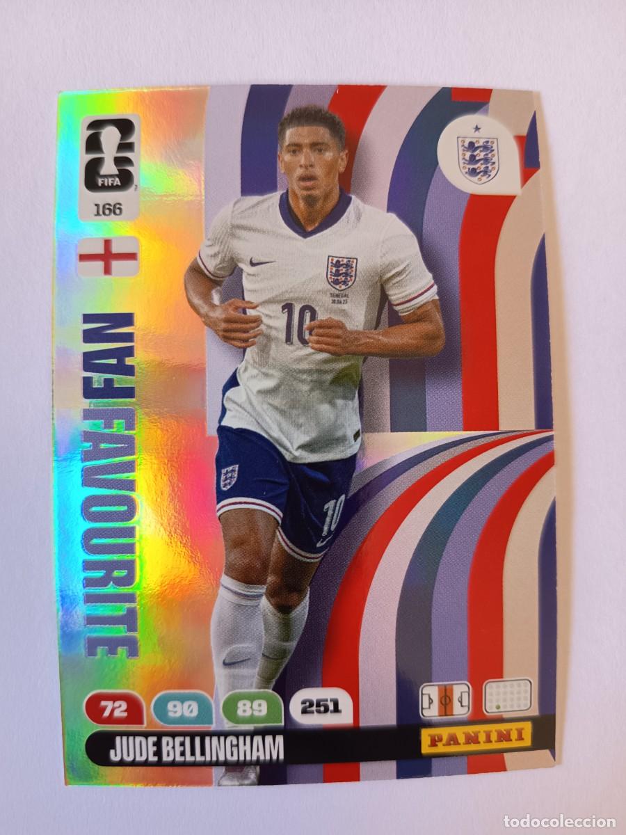 Fu&szlig;ball-Sticker: CARD 166 JUDE BELLINGHAM INGLATERRA ENGLAND FAN FAVOURITE ADRENALYN XL WORLD CUP MUNDIAL 2026 PANINI