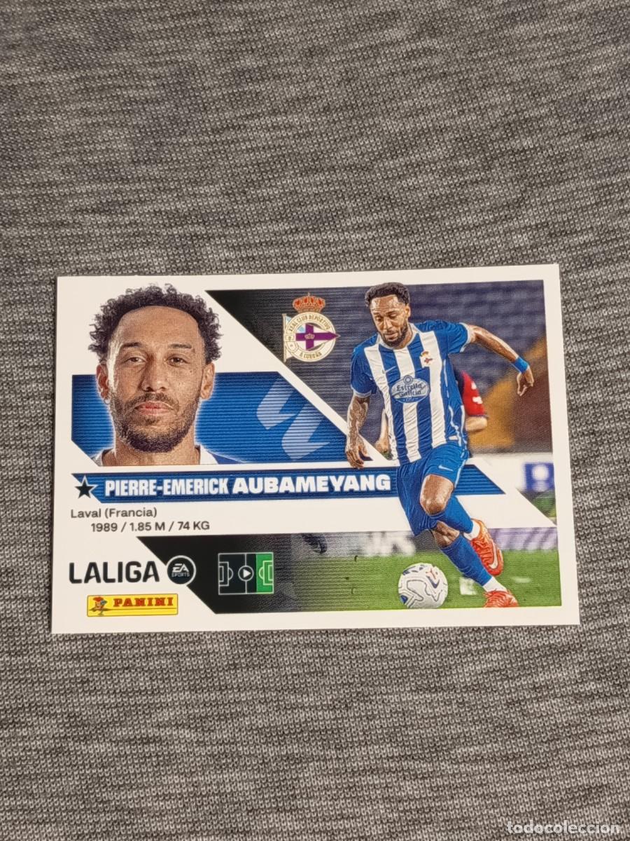 Cromos de f&uacute;tbol: Liga este 26 27 Panini AUBAMEYANG FICHAJE N&deg;12 DEPORTIVO DE LA CORU&Ntilde;A nuevo