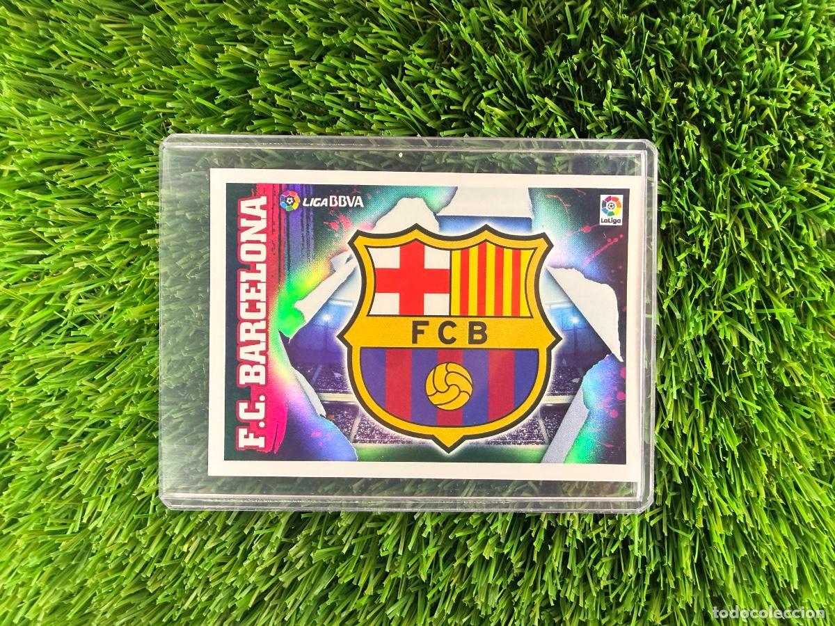 Cromos de f&uacute;tbol: N&ordm; 1 Escudo FC Barcelona Liga Este 15 16