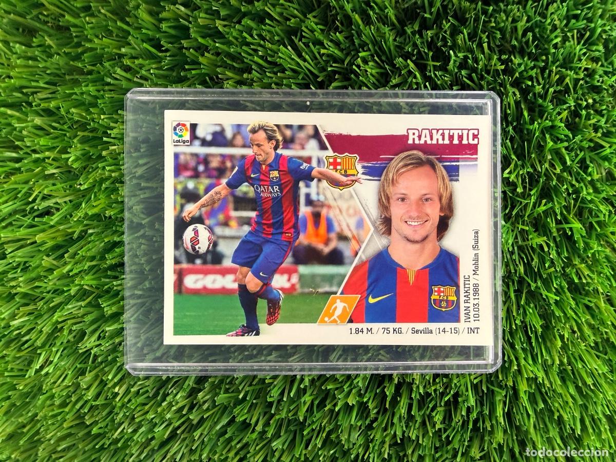 Cromos de f&uacute;tbol: N&ordm; 13 Rakitic FC Barcelona Liga Este 15 16