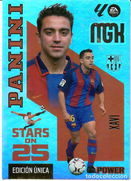Cromos de f&uacute;tbol: TRADING CARD PANINI MEGACRACKS 26 27 - MGK 427 P - STARS ON 25 - XAVI - BARCELONA - EDICI&Oacute;N &Uacute;NICA