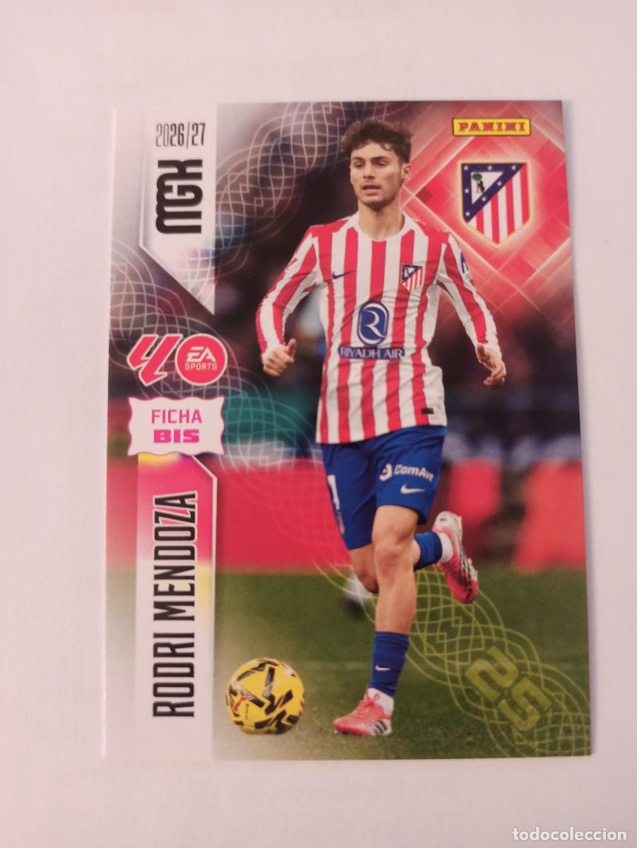 Cromos de f&uacute;tbol: Rodri Mendoza 63 bis - At. Madrid - 2 &ordf; SEGUNDA EDICI&Oacute;N - MEGACRACKS 2026 2027 - 26 27 MGK