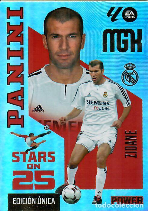 Cromos de f&uacute;tbol: TRADING CARD PANINI MEGACRACKS 26 27 - MGK 430 P - STARS ON 25 - ZIDANE - R. MADRID - EDICI&Oacute;N &Uacute;NICA