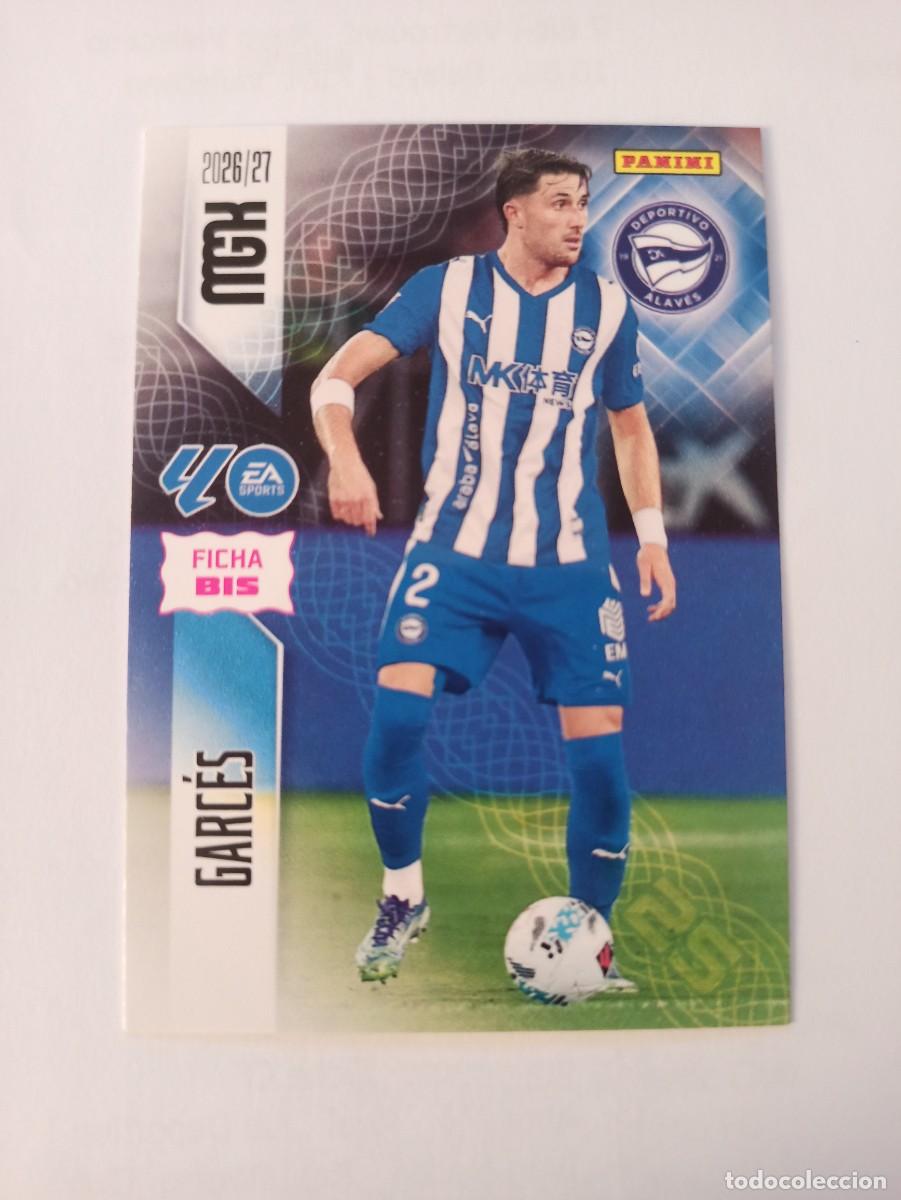 Cromos de f&uacute;tbol: Garces 25 bis - Alaves - 2 &ordf; SEGUNDA EDICI&Oacute;N - MEGACRACKS 2026 2027 - 26 27 MGK