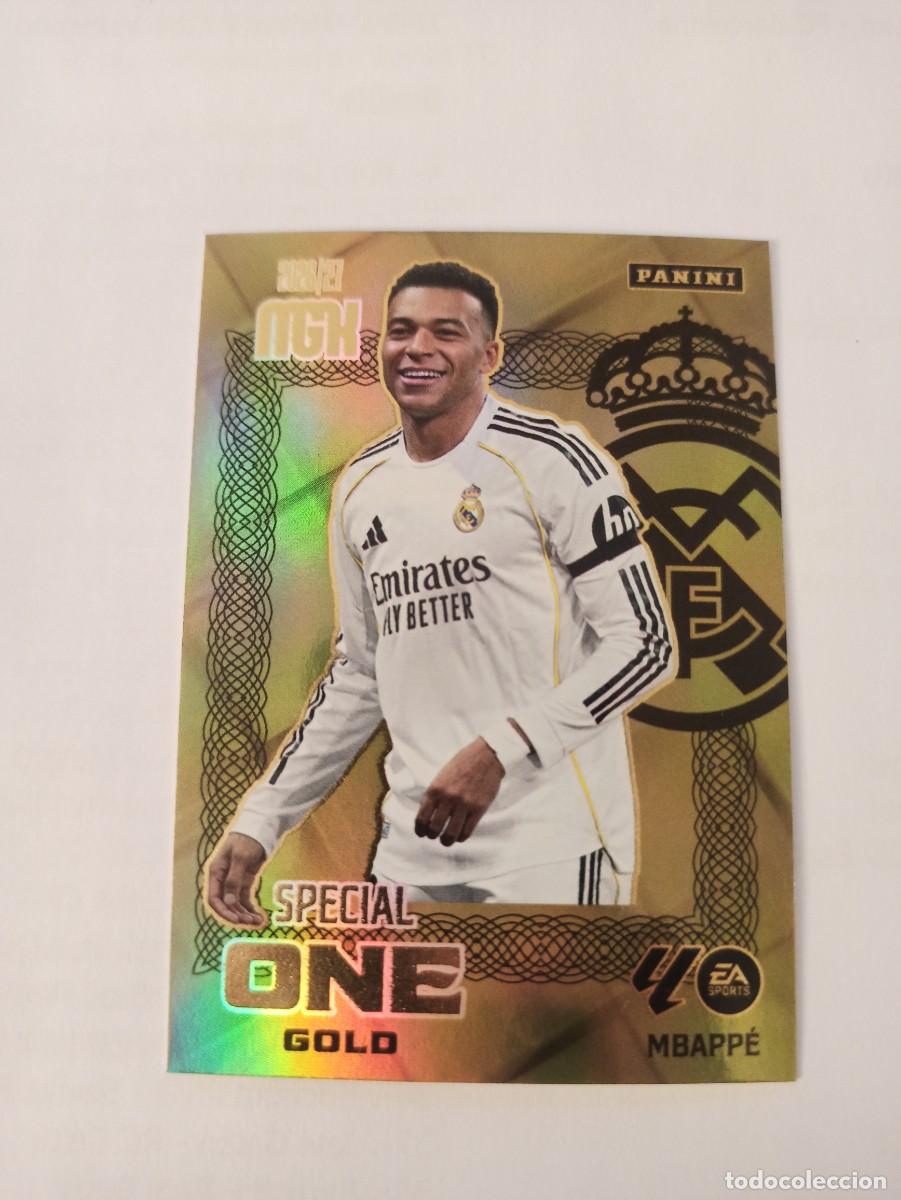 Cromos de f&uacute;tbol: Mbappe - R. Madrid - SPECIAL ONE GOLD - MEGACRACKS 2026 2027 - 26 27 MGK