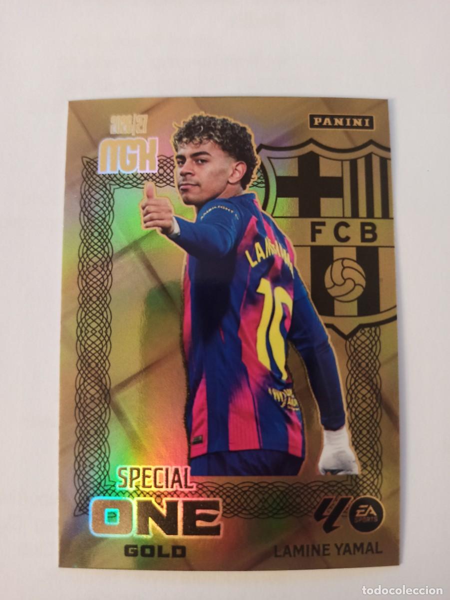 Cromos de f&uacute;tbol: Lamine Yamal - Barcelona - SPECIAL ONE GOLD - MEGACRACKS 2026 2027 - 26 27 MGK