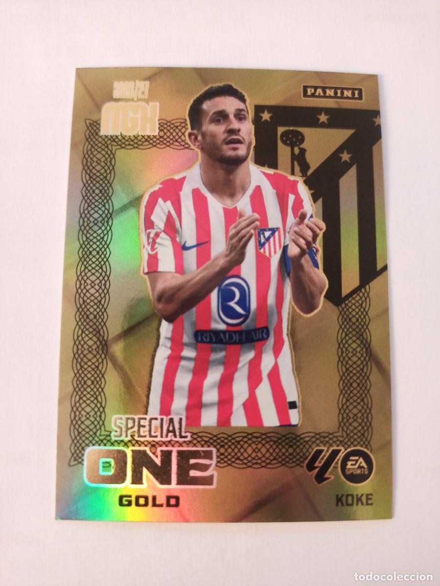 Cromos de f&uacute;tbol: Koke - At. Madrid - SPECIAL ONE GOLD - MEGACRACKS 2026 2027 - 26 27 MGK