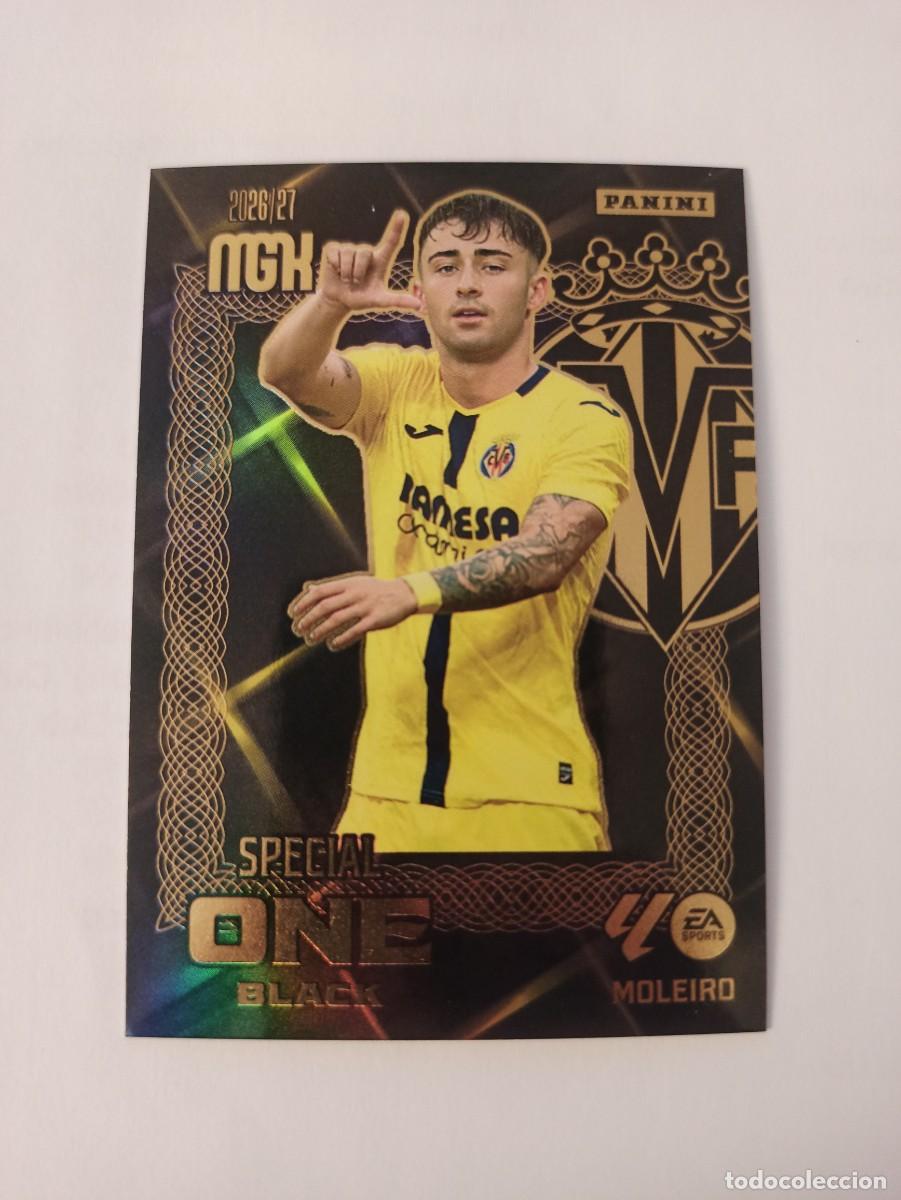 Cromos de f&uacute;tbol: Moleiro - Villarreal - SPECIAL ONE BLACK - MEGACRACKS 2026 2027 - 26 27 MGK