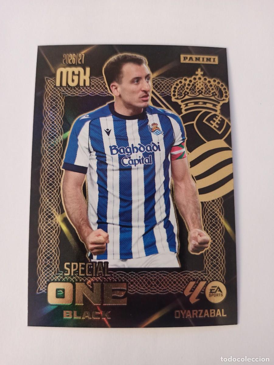 Cromos de f&uacute;tbol: Oyarzabal - R. Sociedad - SPECIAL ONE BLACK - MEGACRACKS 2026 2027 - 26 27 MGK