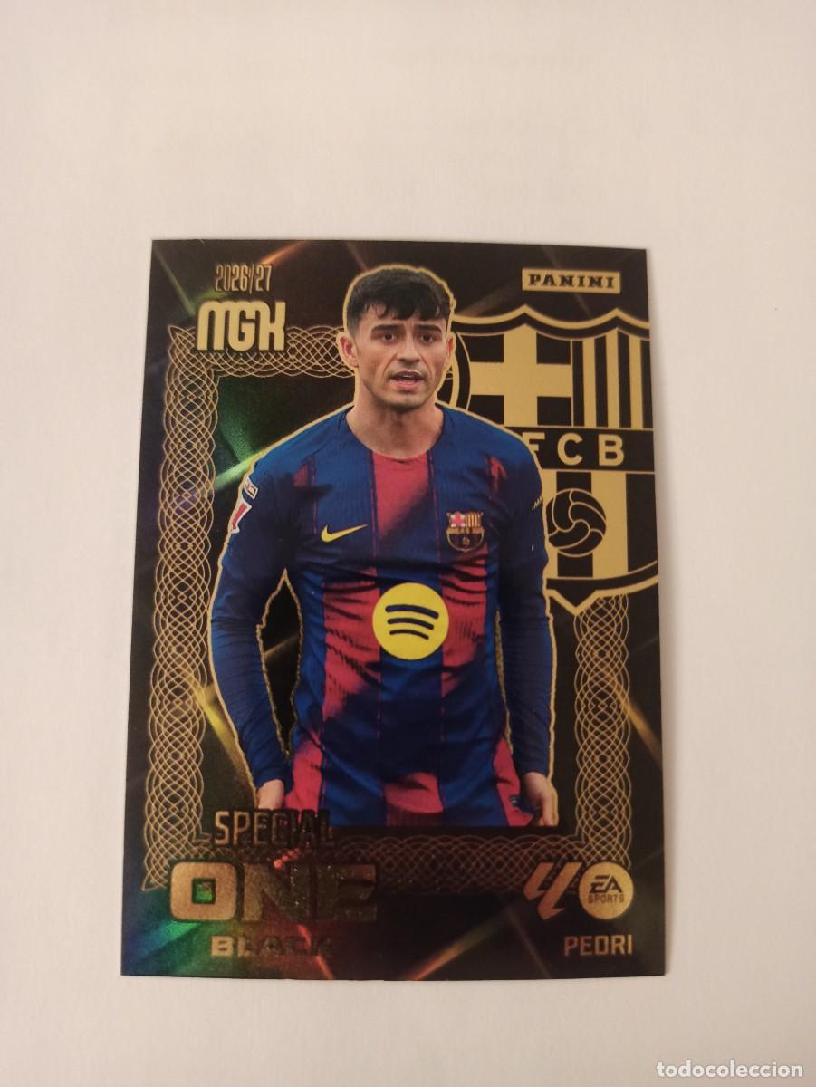 Cromos de f&uacute;tbol: Pedri - Barcelona - SPECIAL ONE BLACK - MEGACRACKS 2026 2027 - 26 27 MGK