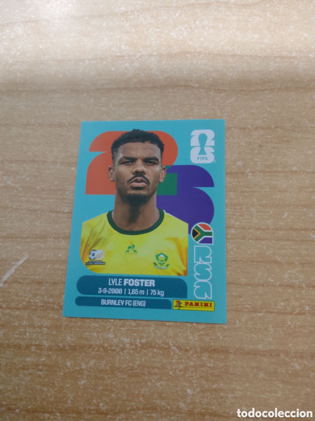Cromos de f&uacute;tbol: 17 LYLE FOSTER SUDAFRICA FIFA WORLD CUP 2026